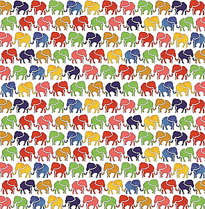 פילים צבעוני פילים צבעוני