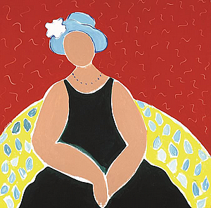 אשה על כורסא אשה על כורסא